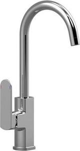 Mereo Miscelatore per lavello, Mada, con braccio sopra la leva, altezza 368 mm, cromo - CBQ20103M