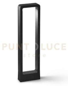 Nature paletto da esterno 4000k 698lm 12w ip65 nero h.60cm