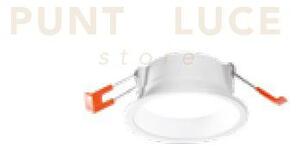 Lost faretto led da incasso 3000k 585lm 9w ip20 bianco 9cm