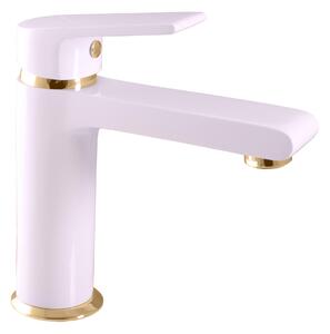 Slezák-RAV Slezák Rav CO128BZ Miscelatore per lavabo bianco/oro Colore: bianco/oro, Dimensioni: 1/2''