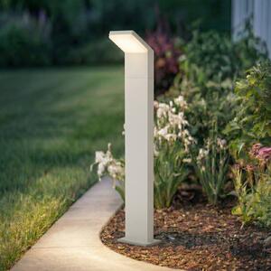 Lampioncino da giardino Yolena Arcchio, Bianco / Opale, Alluminio, Moderno, Lampada LED da esterni