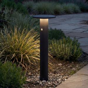 Arcchio Lampione a LED Tovio, altezza 81 cm, sensore, antracite Tovio, Alluminio / Grigio / Zincato, Alluminio, Moderno