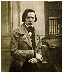 Bisson Freres Studio, - Riproduzione Fre de ric Chopin 1849, (35 x 40 cm)