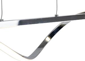 Lampada a sospensione di design in acciaio con LED dimmerabile in 3 fasi - Sander