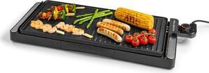 GOURMETmaxx Grill elettrico da tavolo 2200W nero