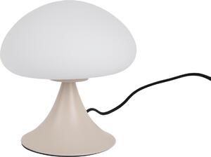Leitmotiv - Lampada da tavolo Hongo - Grigio caldo - Ø20cm Lampada da tavolo - Lampada da comodino, soggiorno, camera da letto