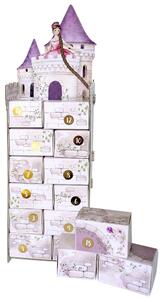 Calendario dell'Avvento 2025 di Papierdrachen – Torre di Rapunzel da assemblare – Calendario riutilizzabile con scatole da riempire