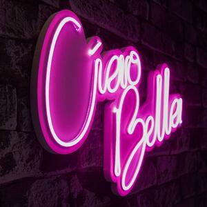 Opviq, Ciao Bella - Rosa, Strisce LED, Rosa, Strisce neon flessibili, 32 x 45 x 2 cm