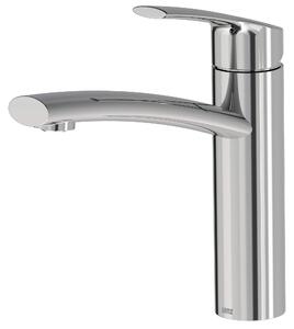 Miscelatore per lavabo con finitura cromata