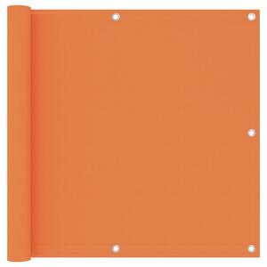 Paravento Balcone Arancione 90x300 cm Tessuto Oxford