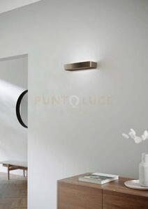 Aki applique a parete piccola bronzo opaco 3000k 1650lm 11w l.22,3cm