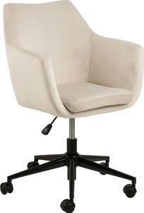 Design Scandinavia Sedia da ufficio Nora, tessuto, sabbia
