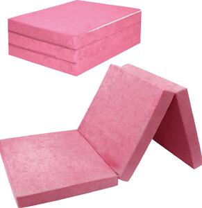 Materasso pieghevole per ospiti 22. Rosa L - 195x80x9 cm W389 22 FORTISLINE