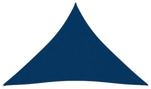 Parasole a Vela Oxford Triangolare 3,6x3,6x3,6 m Blu