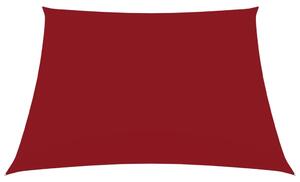 Parasole a Vela in Tela Oxford Quadrata 6x6 m Rosso
