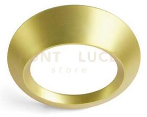 Olo applique a parete oro spazzolato a led 3000k 3300lm 33w in all