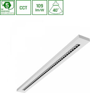 Spectrum LED Lampada a sospensione WLD Plank Bianca 120 cm 20 W/30 W/40 W 2700 K/4000 K/6000 K 40°