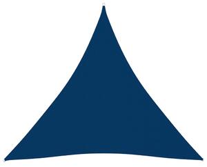 Parasole a Vela Oxford Triangolare 3,6x3,6x3,6 m Blu