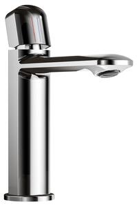 Rubinetto per bagno, miscelatore monocomando, lavabo, a risparmio idrico, cromato