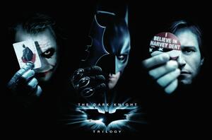 Stampa d'arte The Dark Knight Trilogy - Trio, (40 x 26.7 cm)