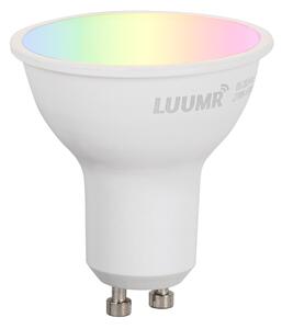 Lampada da parete smart nera con WiFi GU10 IP44 - Baleno