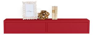 Modularredo DOMINO Rosso | mensola con cassetto