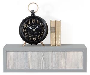 Modularredo LEGO Grigio Sasso e Rovere Grigio | mensola con cassetto