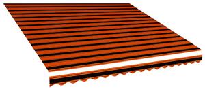 Tenda da Sole in Tela Arancione e Marrone 400x300 cm