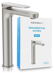Rubinetto alto dal design moderno, miscelatore monocomando extra-alto per lavabi da appoggio