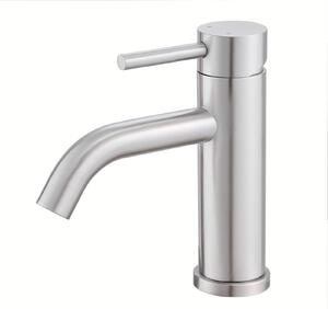 Miscelatore monocomando per lavabo, rubinetto moderno nero