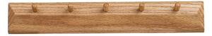 Attaccapanni da parete di colore naturale in rovere massiccio 50 cm Barco – House Nordic