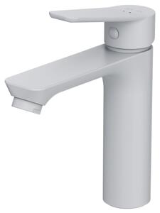 Miscelatore per lavabo, modello S, colore bianco