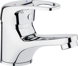 Miscelatore monocomando per lavabo con corpo in ottone di alta qualità