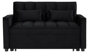Divano letto Mirko, colore nero