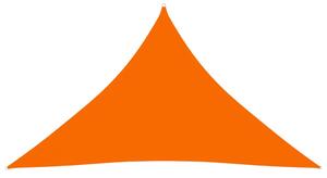 Parasole a Vela Oxford Triangolare 2,5x2,5x3,5 m Arancione