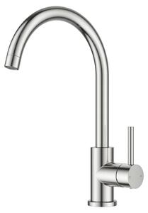 Rubinetto da cucina, girevole a 360°, miscelatore monocomando per acqua calda e fredda