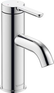 Miscelatore per lavabo, modello S, rubinetto per bagno, cromato