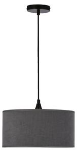 Apparecchio a sospensione moderno rotondo MALOTO - 1xE27, 60W, nero / grafite / oro