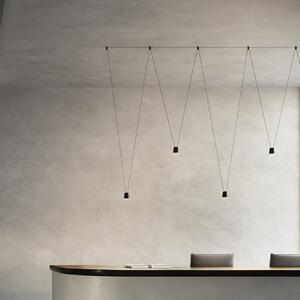 Kdln Lampada a sospensione Sling, dimmerabile, Nero, Soggiorno / Sala da pranzo, Alluminio, Design, Lampada a sospensione