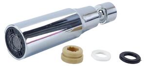 Accessorio per rubinetto da cucina, prolunga a 3 funzioni (argento)