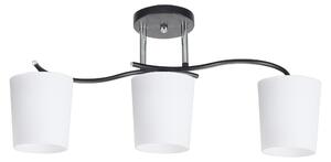 Moderna lampada da soffitto ESNYR - 3xE27, 40W, cromata / nera / bianca