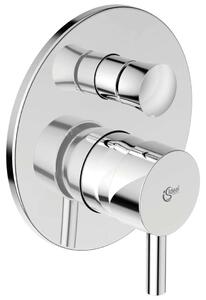 Miscelatore per lavabo, completo - Cromo, con attacco per doccetta