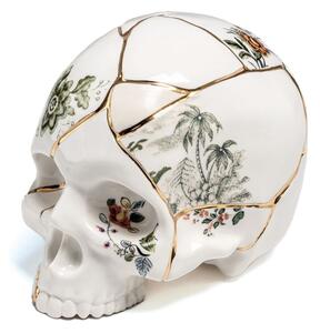 TESCHIO SELETTI IN PORCELLANA KINTSUGI SKULL 09944