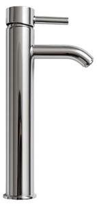 Miscelatore monocomando in acciaio inossidabile per lavabo, design moderno