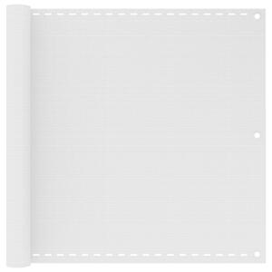 Paravento da Balcone Bianco 90x300 cm in HDPE