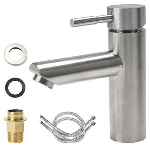 Rubinetto in acciaio inossidabile 304, miscelatore per lavabo, da incasso