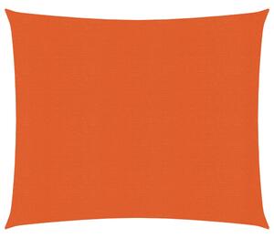 Vela Parasole 160 g/m² Arancione 2x2 m in HDPE