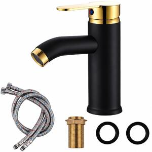 Rubinetto da bagno in acciaio inossidabile 304, miscelatore da cucina con tubo flessibile