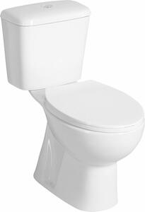 MANUEL WC combinato, scarico verticale, bianco