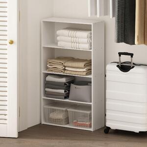 Organizzatore e contenitore per armadi Furinno, modello Reed, con 4 ripiani